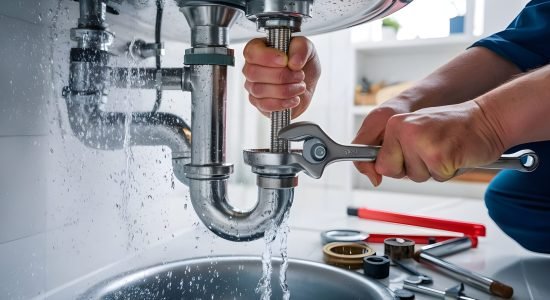 person-is-holding-wrench-that-is-sink